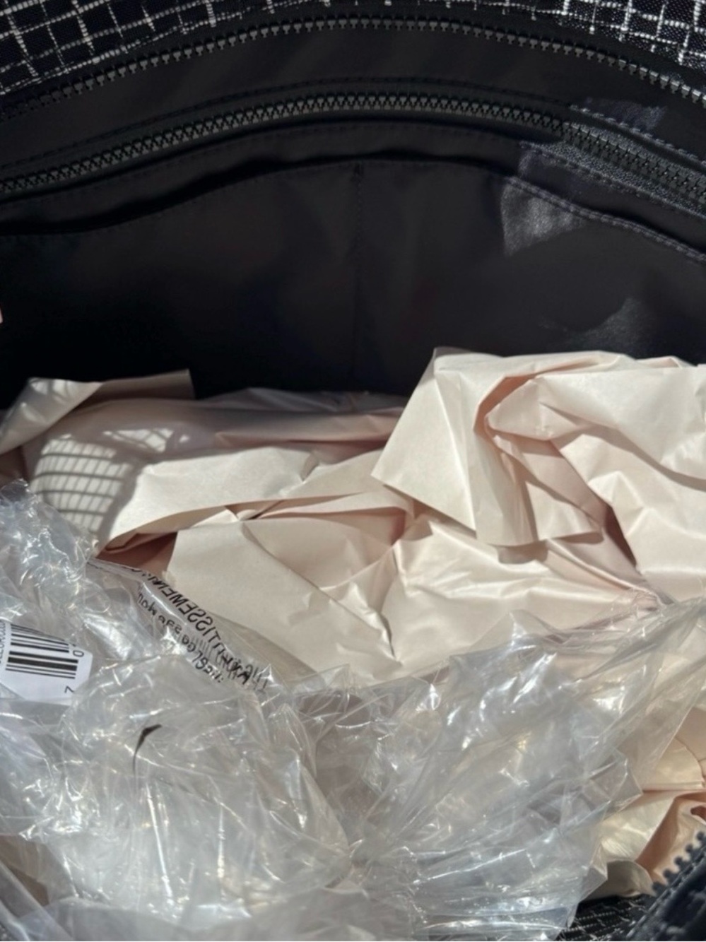 Wildfox Black and White Grid Tote - Picture 4 of 6
